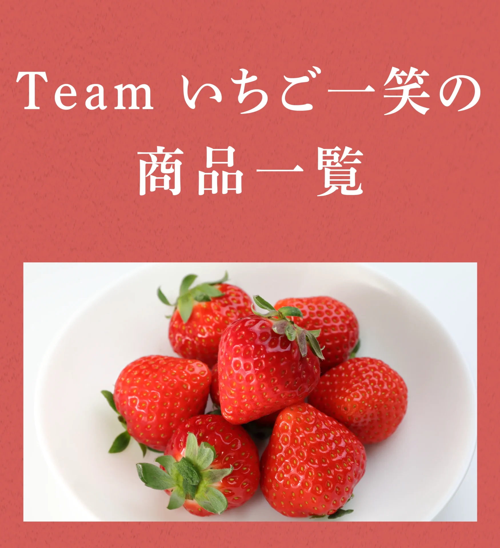 Teamいちご一笑の商品一覧